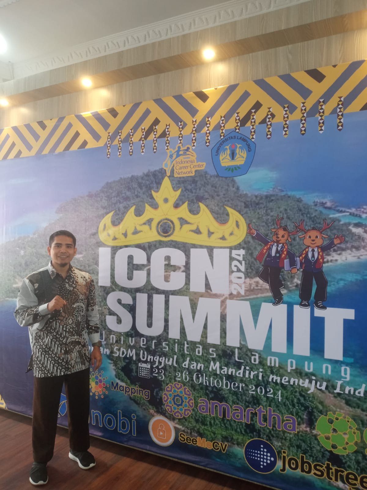 Pusat Karir STAI Al-Hidayah Ikuti ICCN SUMMIT & Munas 2024 di Unila